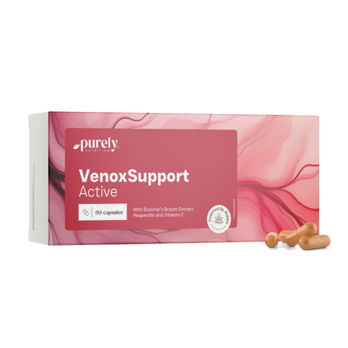 VenoxSupport Active – za utrujene in težke noge, 60 kapsul