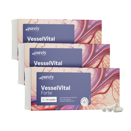 3x VesselVital Forte, skupaj 180 kapsul