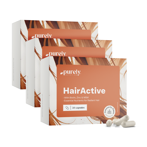 3x HairActive – kompleks za lase, skupaj 90 kapsul