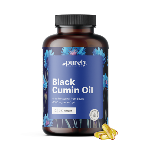 Olje črne kumine 1000 mg, 240 mehkih kapsul