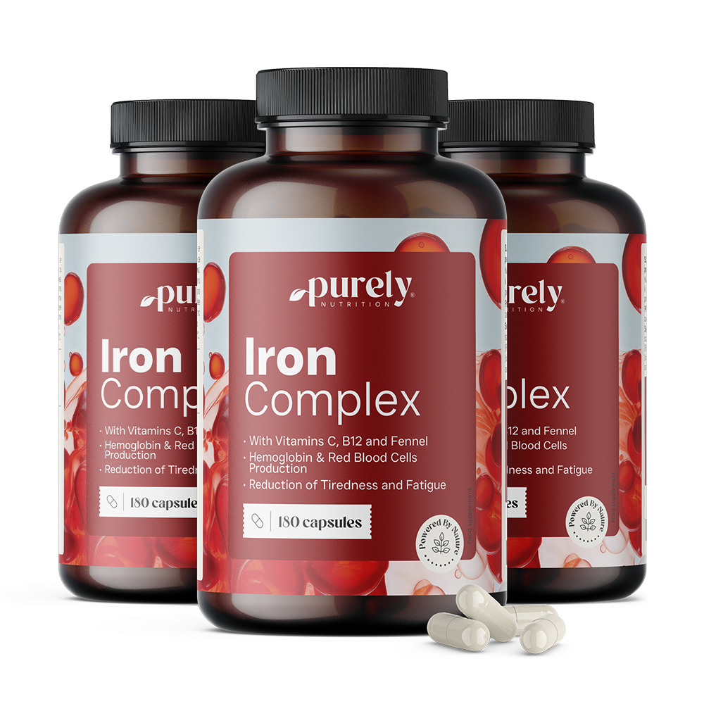 3x Iron Complex - železo z vitaminoma C in B12 Iron Complex - železo z vitaminoma C in B12
