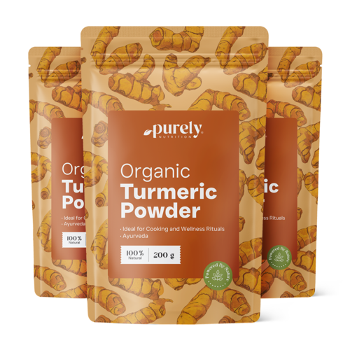 3x BIO Kurkuma v prahu, skupaj 600 g