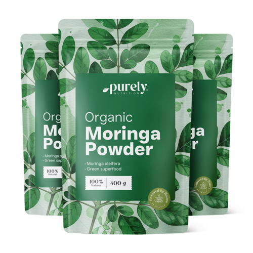 3x BIO Moringa v prahu, skupaj 1200 g