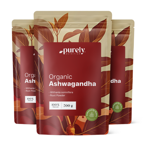 3x BIO Ašvaganda v prahu, skupaj 1500 g
