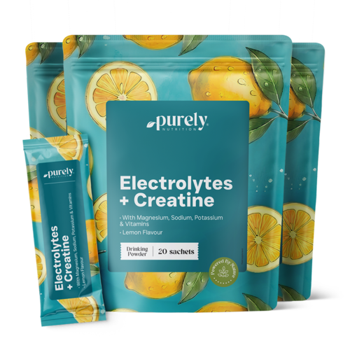 3x Elektroliti s kreatinom – limona, skupaj 60 vrečk