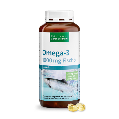 Omega-3 1000 mg, 220 kapsul