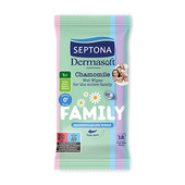 Otroški vlažilni robčki Dermasoft, 12 robčkov