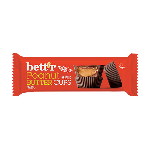 BIO Nut Butter Cups – arašidov namaz in čokolada