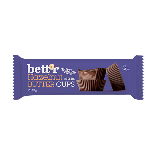 BIO Nut Butter Cups – lešnikov namaz in čokolada