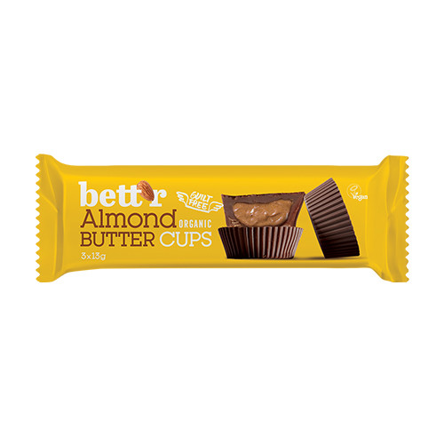 BIO Nut Butter Cups – mandljev namaz in čokolada