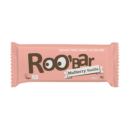 BIO Roobar veganska ploščica – murva in vanilja