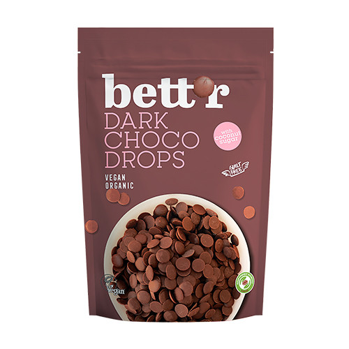 BIO čokoladne kapljice – temna čokolada