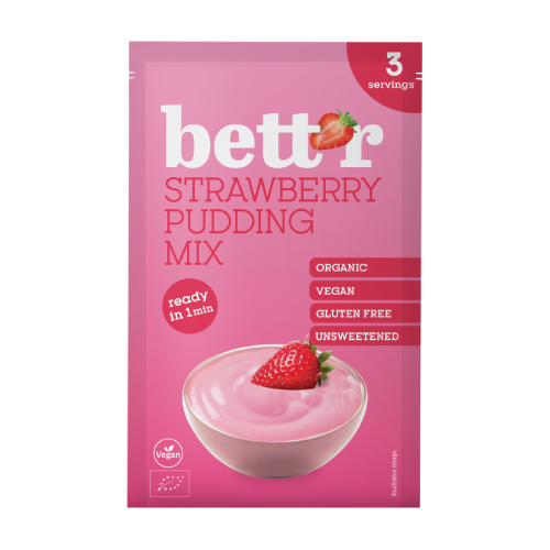 BIO mešanica za jagodni puding, 30 g