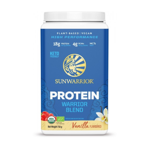 BIO Veganske beljakovine s sladilom – vanilija, 750 g