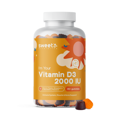 Vitamin D3 2000 i.e., 150 gumi bonbonov