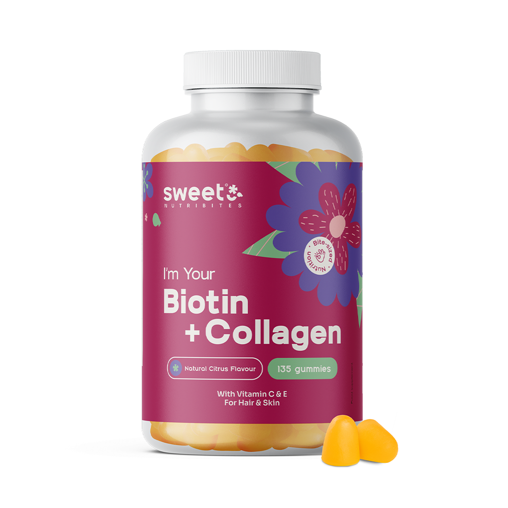 Biotin in kolagen gumi bonboni