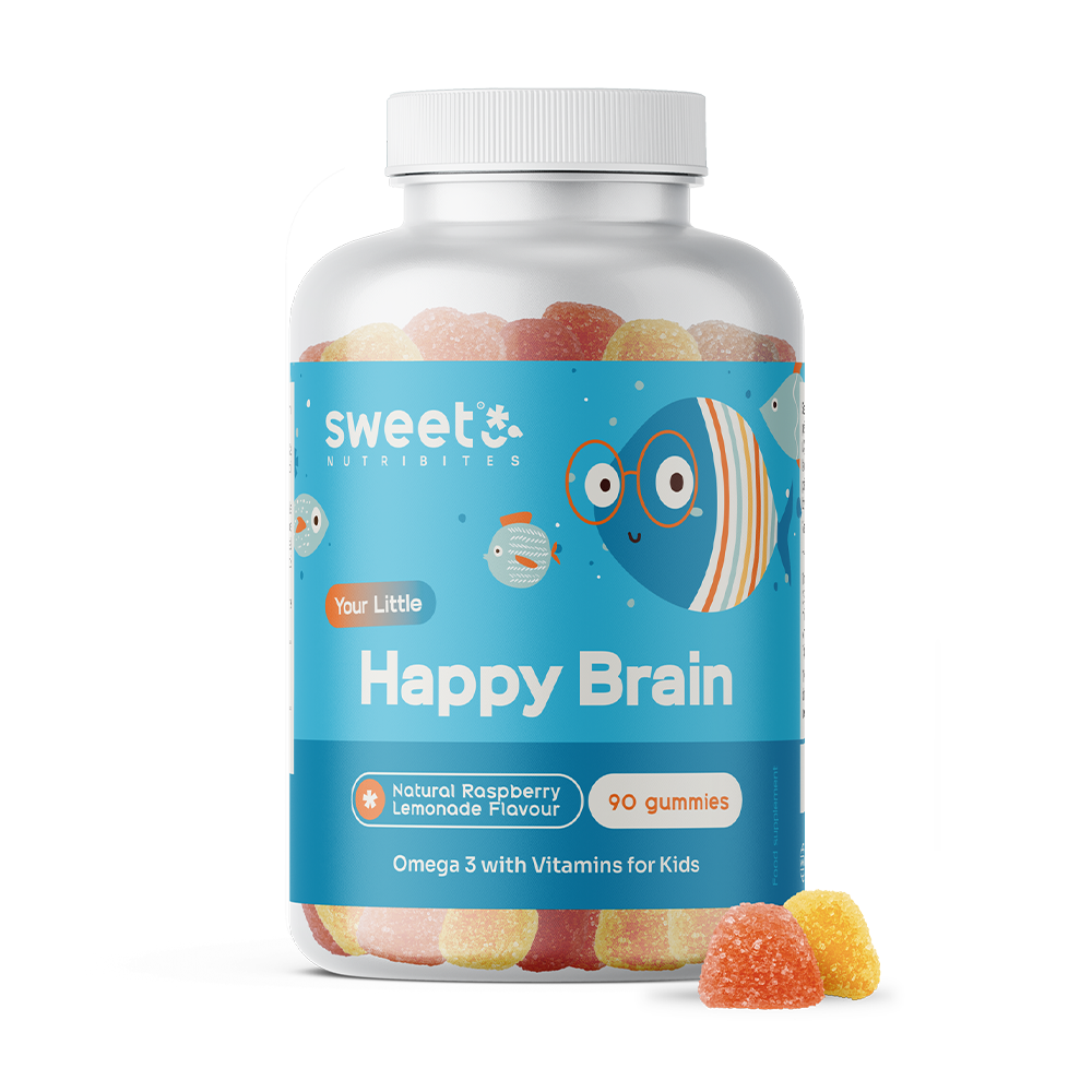 Happy Brain – gumiji za otroke z omega-3 maščobnimi kislinami