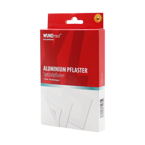 Obliži z aluminijem, 75x75mm, 3 kosi