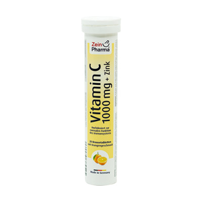 Vitamin C + cink v šumečih tabletah